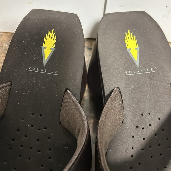 Platform Wedge Sandals by Volatile in Brown - Picture 10 of 11